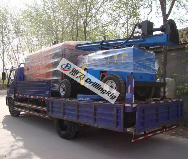 DFQ-100W 100m Pneumatic impact drill/Diamond Core Drill rig price on sale