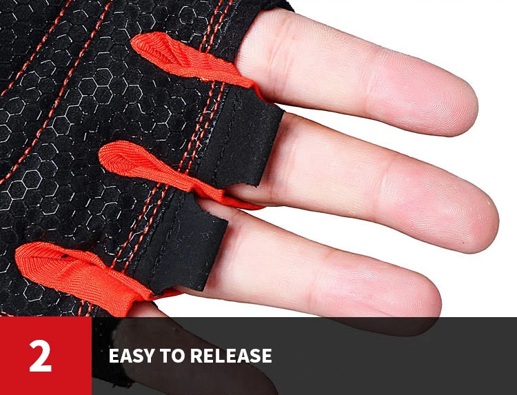 
Custom Logo Suede Exercise Cycling Gel Gym Gloves With Wrist Support 