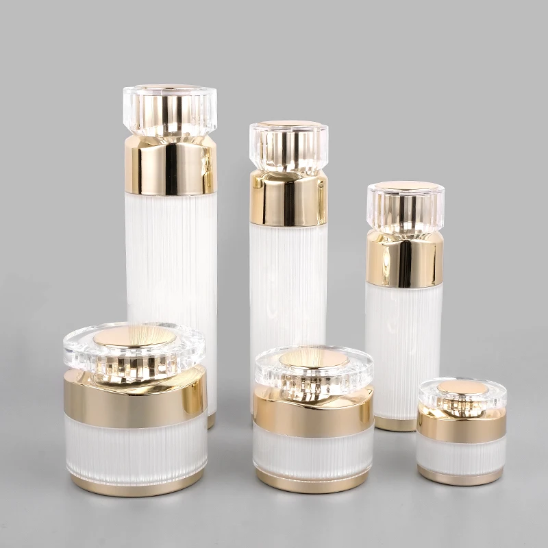 In stock Ready to Ship 10g 15g 30g 50g Luxurious Acrylic Container for Cosmetic Skin Care Cream Jar