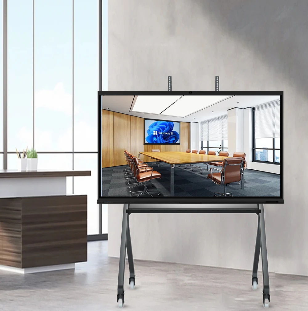 High Resolution Wireless Projection Screen Smart TV digital panel for  conference Electronic interactive whiteboard