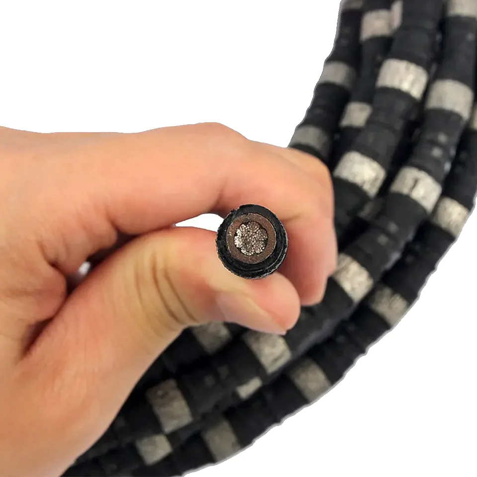 Top quality diamond cut wire saw diamond wire rope saw for cutting stone China supplier