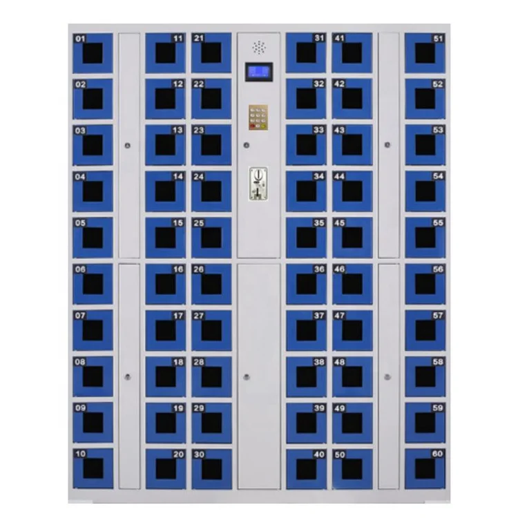 30 door Coin Operated Public Smart Phone Locker Cell Phone Charging Station Phone Charging Kiosk Lockers