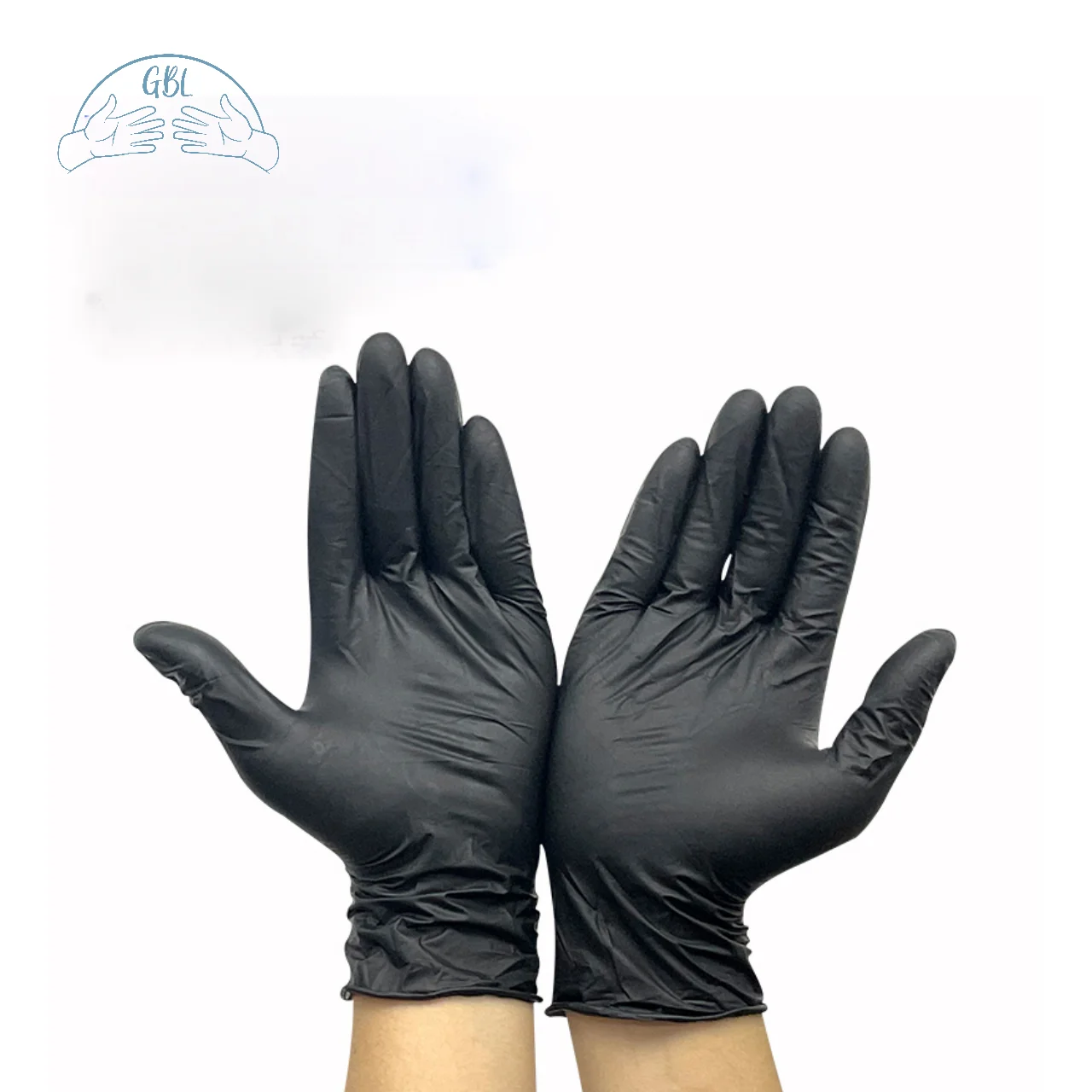 China wholesale diamond textured working  nitrile powder free latex free gloves