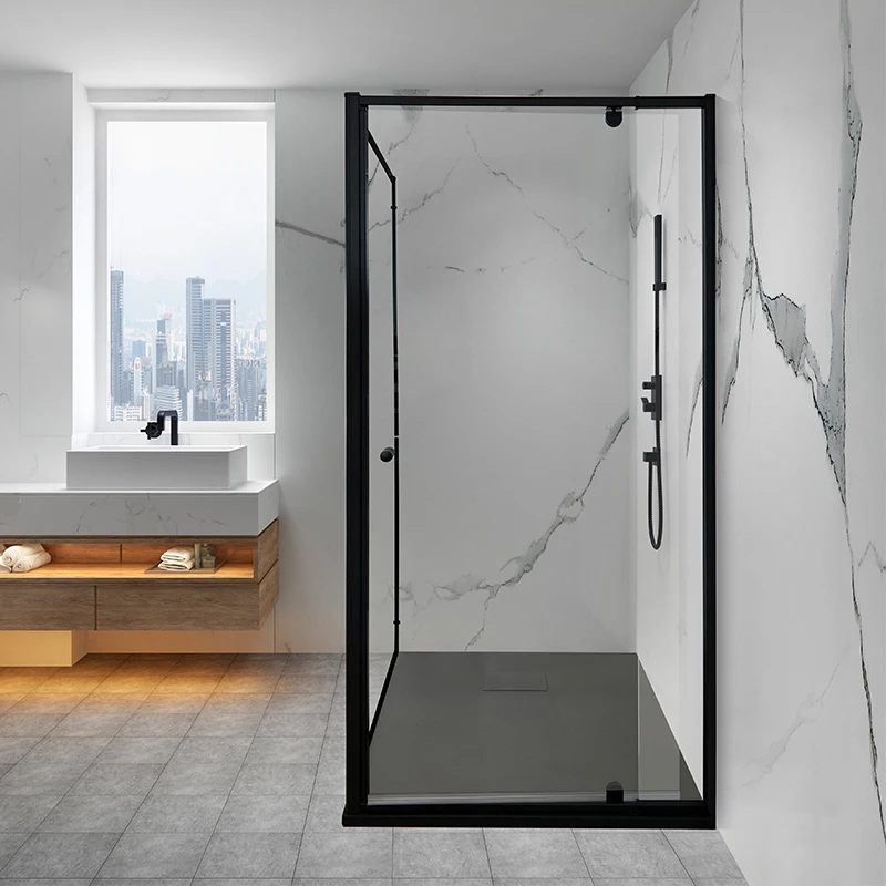 Walk in Shower In Doors New Design Adjustable Portable Shower Screen Glass Panels walk In Shower Doors