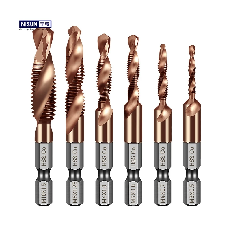 Custom thread tapping drill tungsten alloy thread tap drill set for CNC Machining manufacture custom tungsten steel step