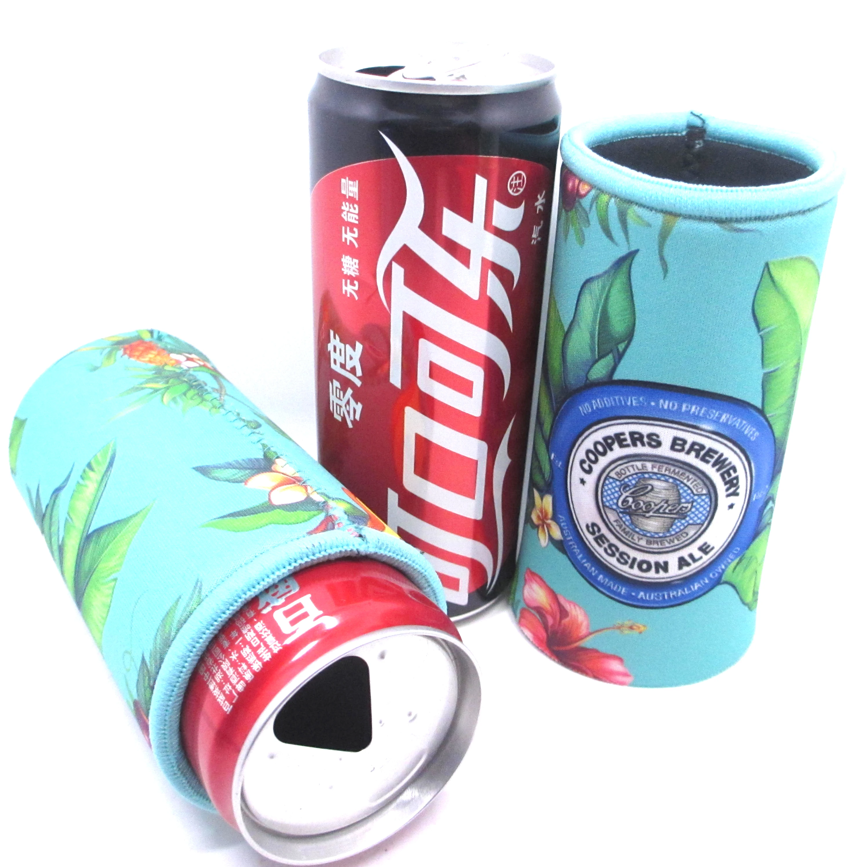 Slim Can Cooler Neoprene Coozies Sleeve Beer Skinny 12 Oz Foldable Acceptable 500pcs CANS Customized Color PAG