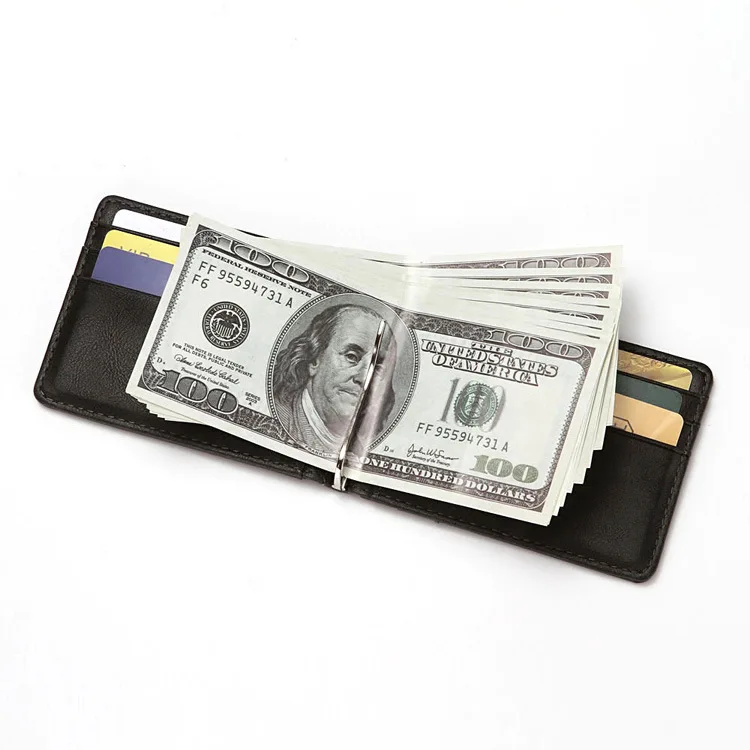 Slim Genuine Leather Wallet with Credit Card Slot for Men