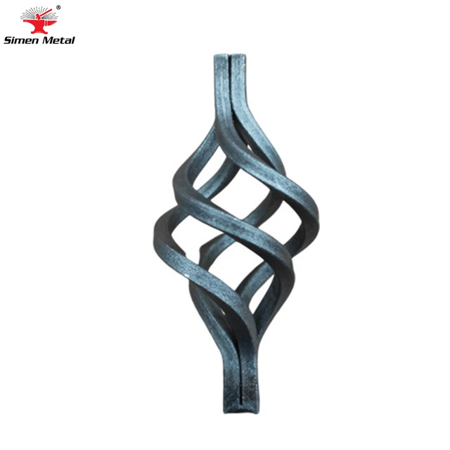 Most Popular Wrought Iron Components Ornamental Iron Baskets for Gate fittings and Railing