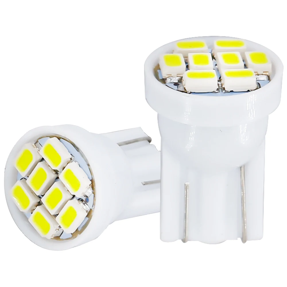 
OEM ODM 12V 0.8W t10 w5w 3528 auto led wedge base t10 auto lighting system t10 auto bulbs WG011 