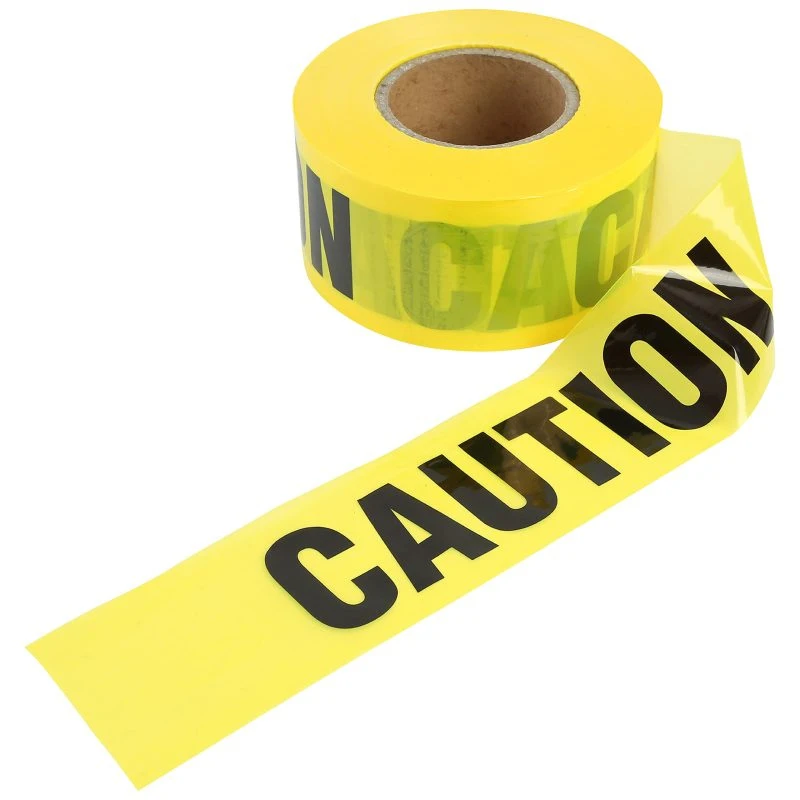 MANCAI Premium Yellow Caution Tape 3 Inch x 1000 Feet Caution Tape Print Non Adhesive Caution Tape Roll