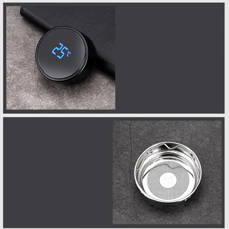 Custom Rubber Paint Smart Water Bottle Business Vacuum Bottle Stainless Steel Water Bottle
