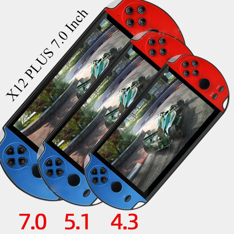 Завод питьевой x12 плюс 7 дюймов 16 Гб Consola x12plus Ретро ручной игровой плеер x 12 видеоприставка