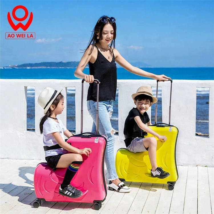 
AO WEI LA abs pc hard shell 360 degree wheels trolley travel suitcase sets for packing luggage 