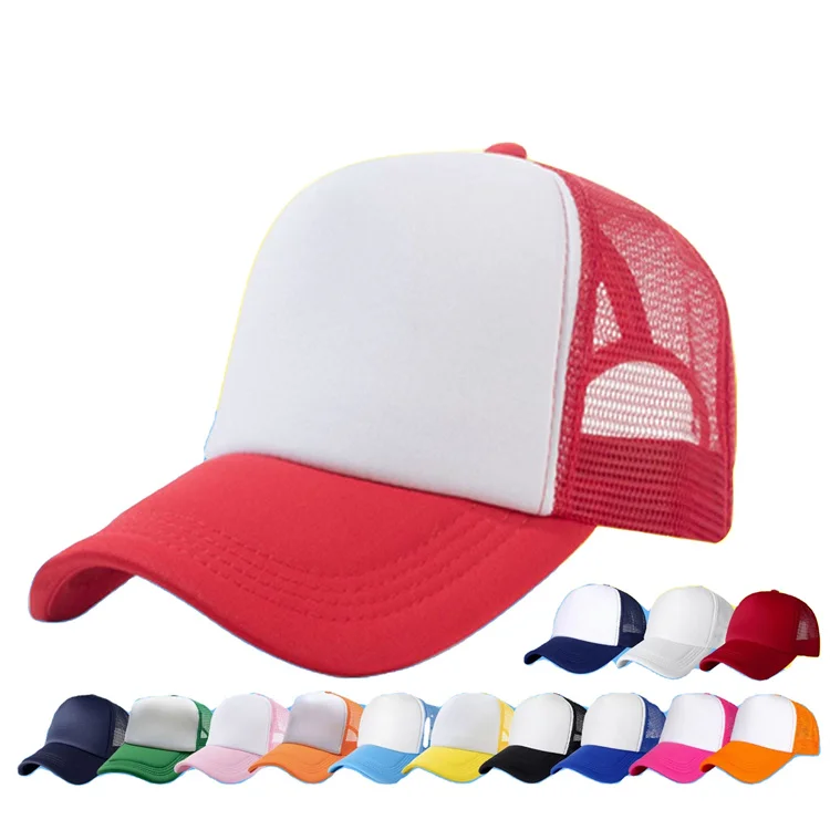 2024 New Arrivals Fashion Embroidery Anime Baseball Cap With Mesh Foam Hat Trucker Cap Custom Logo
