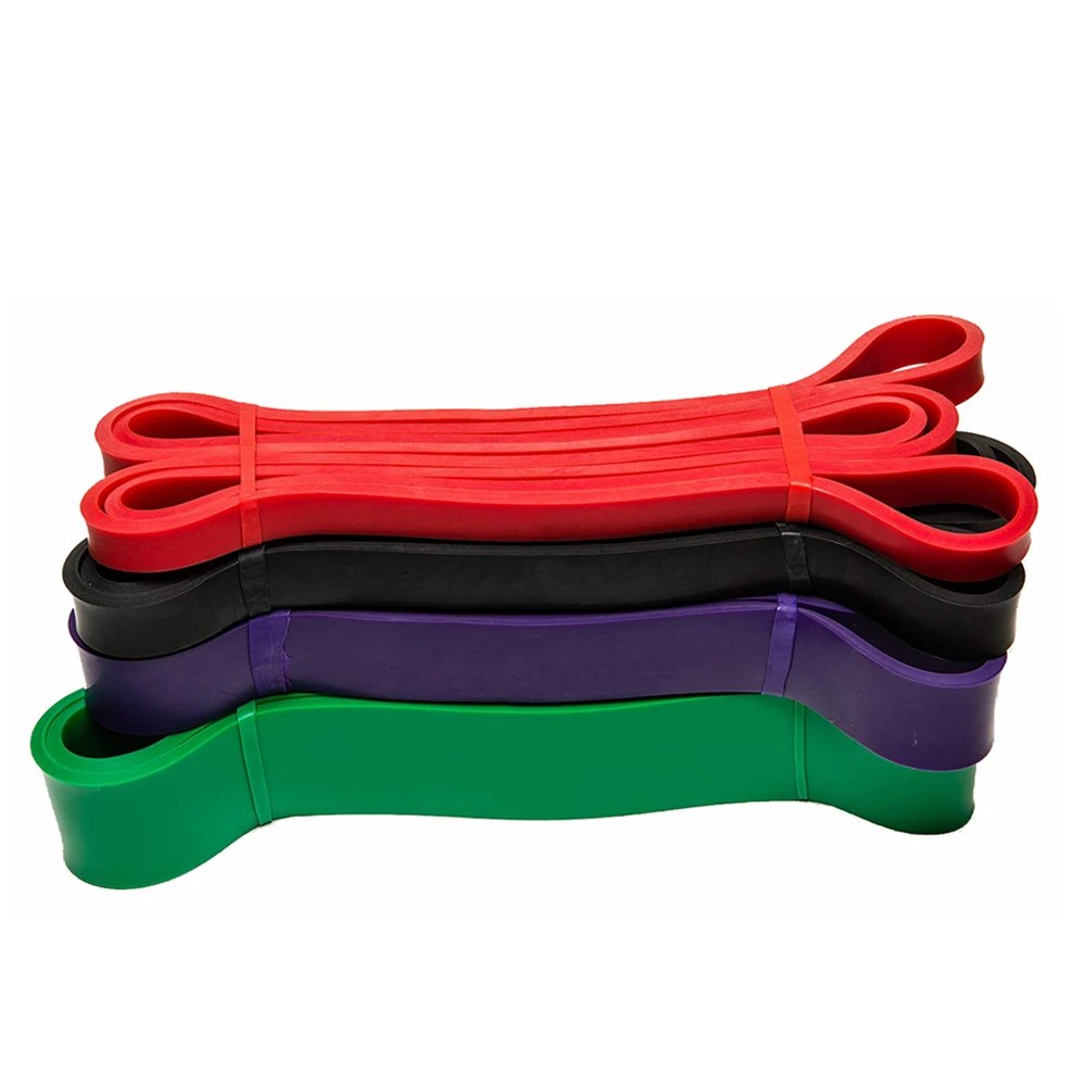 Latex elastic band 2080 thick circle yoga stretch resistance band fitness latex squat hip ring tension rope
