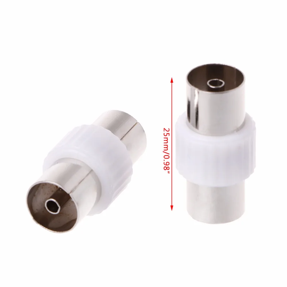TV Plug jack Male to Male  Female to Female  for Antennas TV RF Coaxial Plugs Adapter Connector