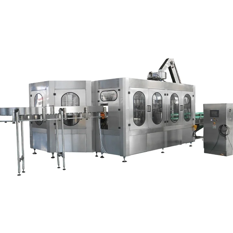 Small bottle carbonated drinks 3 in 1 filling production line