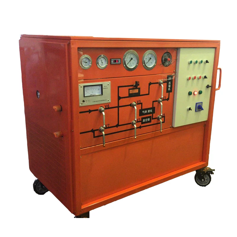 Best price sf6 gaz kurtarma price of gas cart sf6 gas refilling device