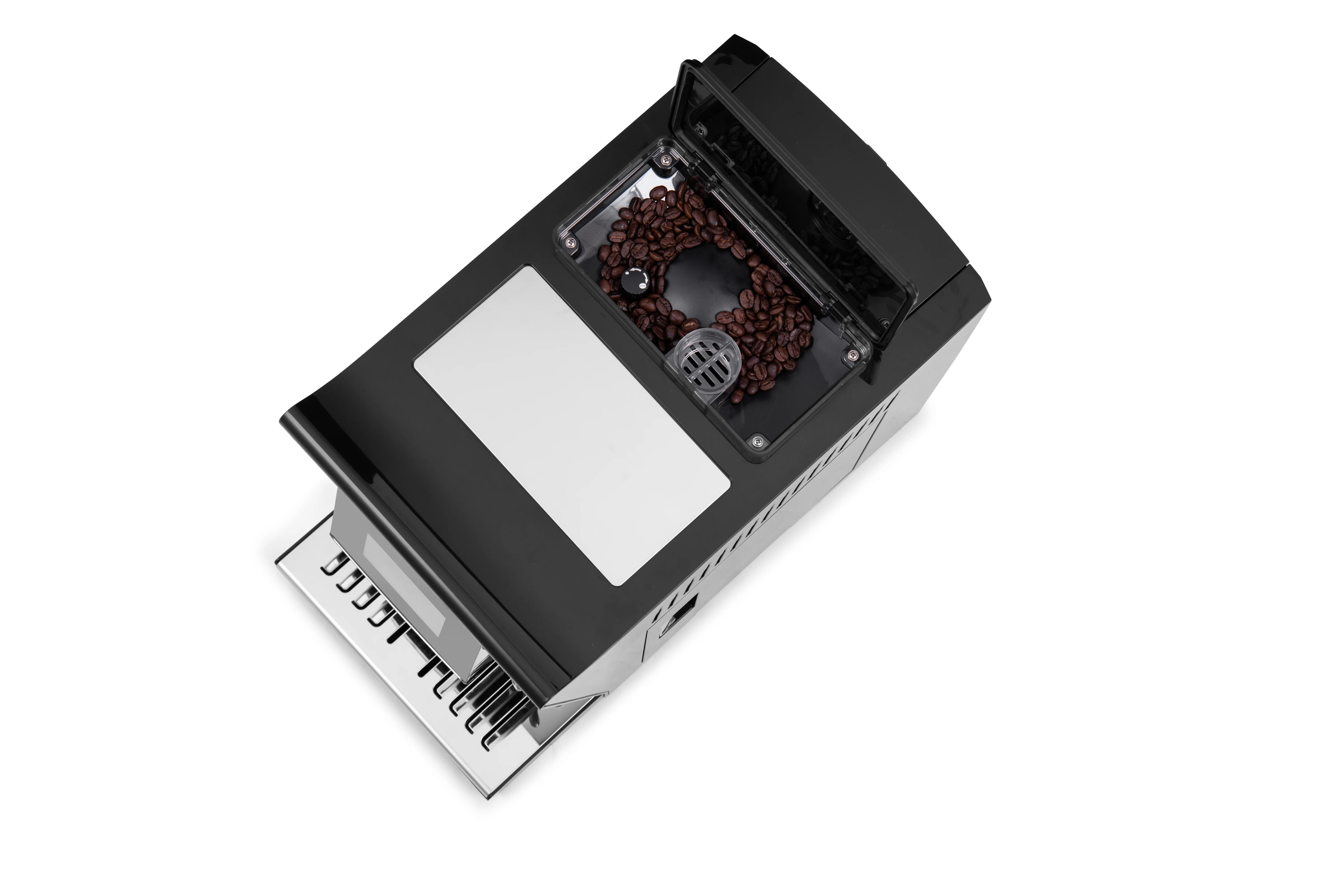 Touch Screen Coffee Bean Powder Brewing Milk Foam Black  Cappuccino Latte Espresso Fully Automatic  Coffee Maker  Machine
