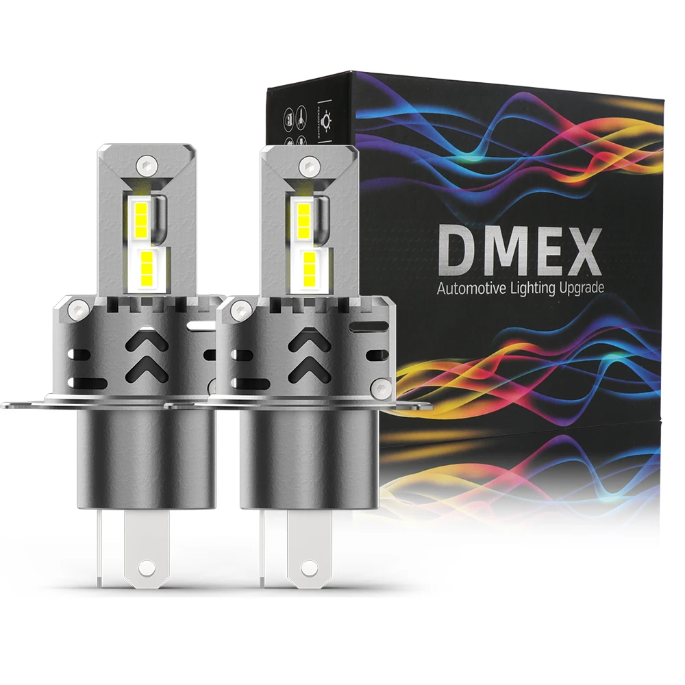 DMEX Cheapest 60W 8400LM Auto Lighting System H4 LED Headlight Canbus Wireless LED Headlight Kits 6000K BiLED Bulb