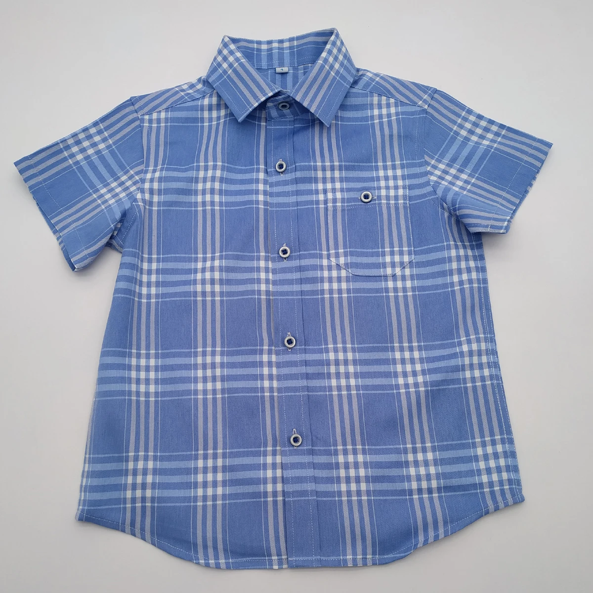 
Boys children checks shirts fashion design short sleeve checks shirts kids 