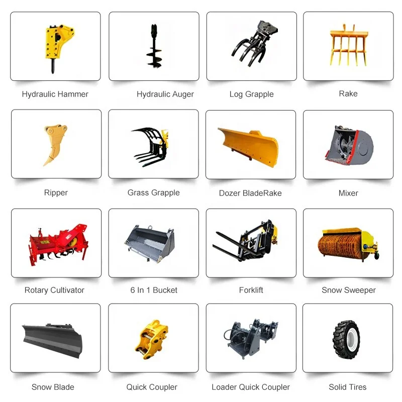 Implements for Front End Loaders, Wheel Loaders and Other Tool Carriers Front End Loaders and Implements for Farming.