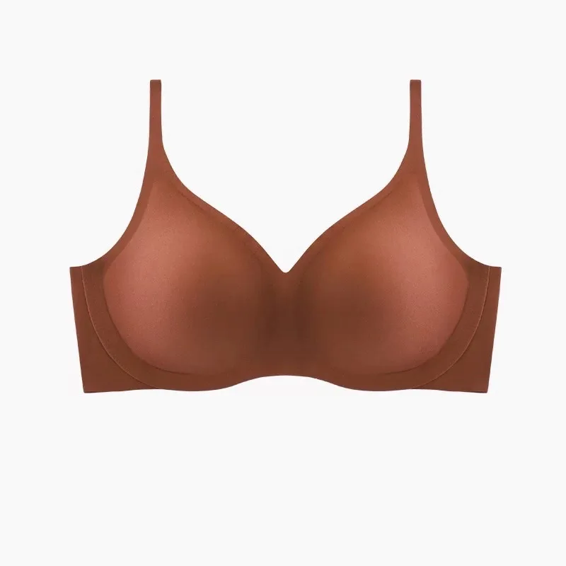 Explosive style non-marking muscle latex beautiful back underwear women thin no steel ring vest bra womens