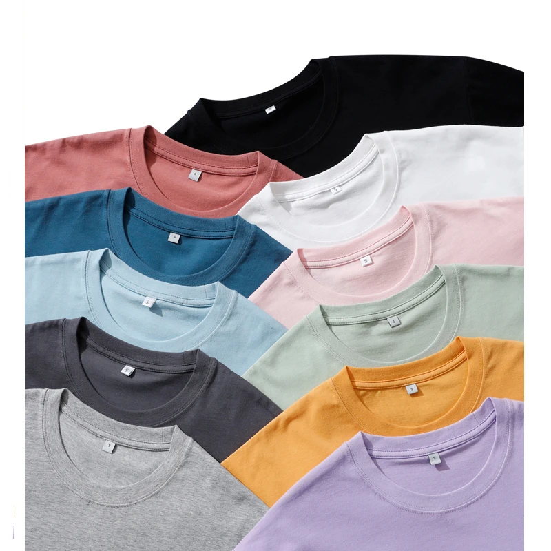 PRINTFUN Wholesale Unisex Oversized T Shirt Custom Labels Printing Logo T Shirts Blank Short Sleeve 100 Cotton 210gsm T Shirt