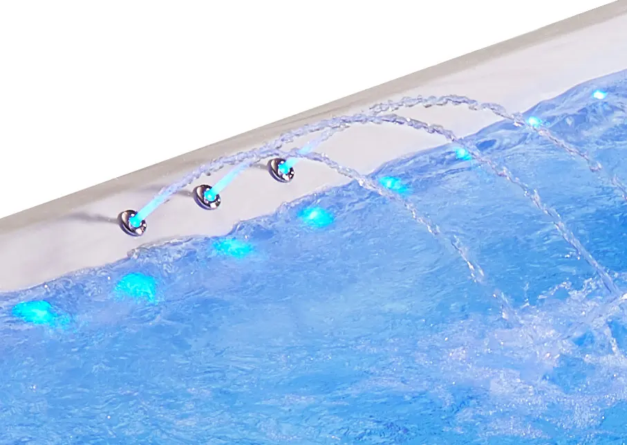 hydrotherapy fiberglass hot tub shipping container above ground prefabricated whirlpool large swimming pool