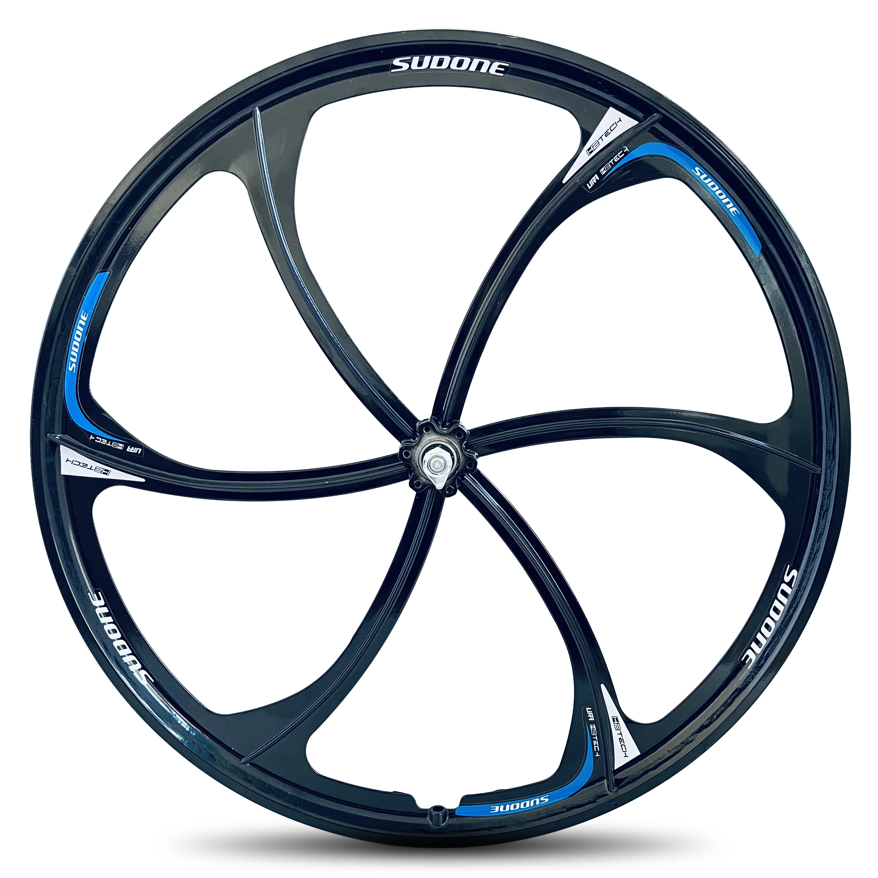 5 spokes light weight magnesium alloy folding bicycle wheel rim