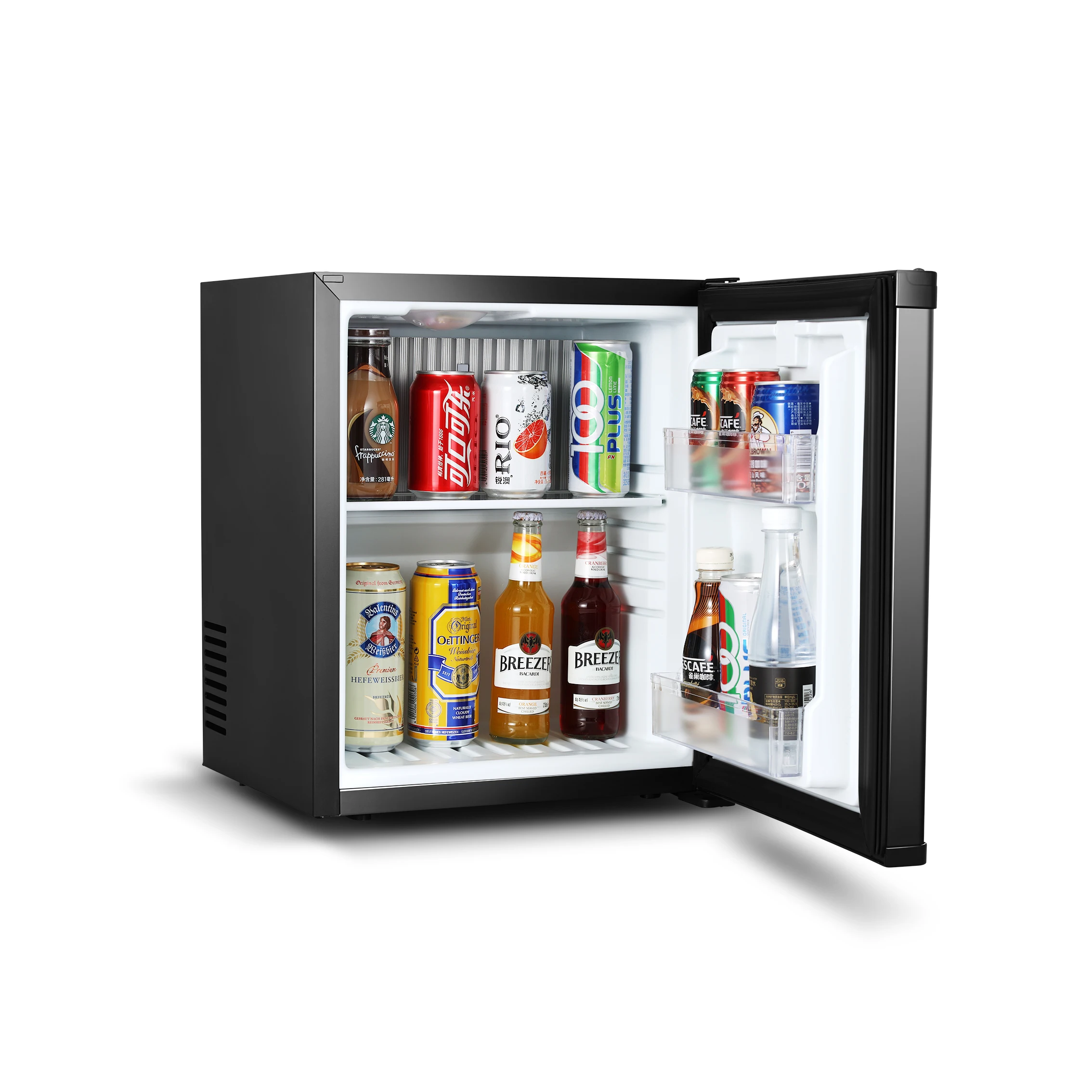 XC-25AA Luxury no noise 25L High Grade Foamed Door Hotel Minibar min fridge refrigerator