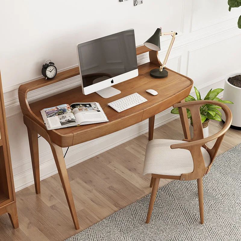 
 Классический европейский стол для домашнего использования из массива ясеня, письменный стол для офиса  