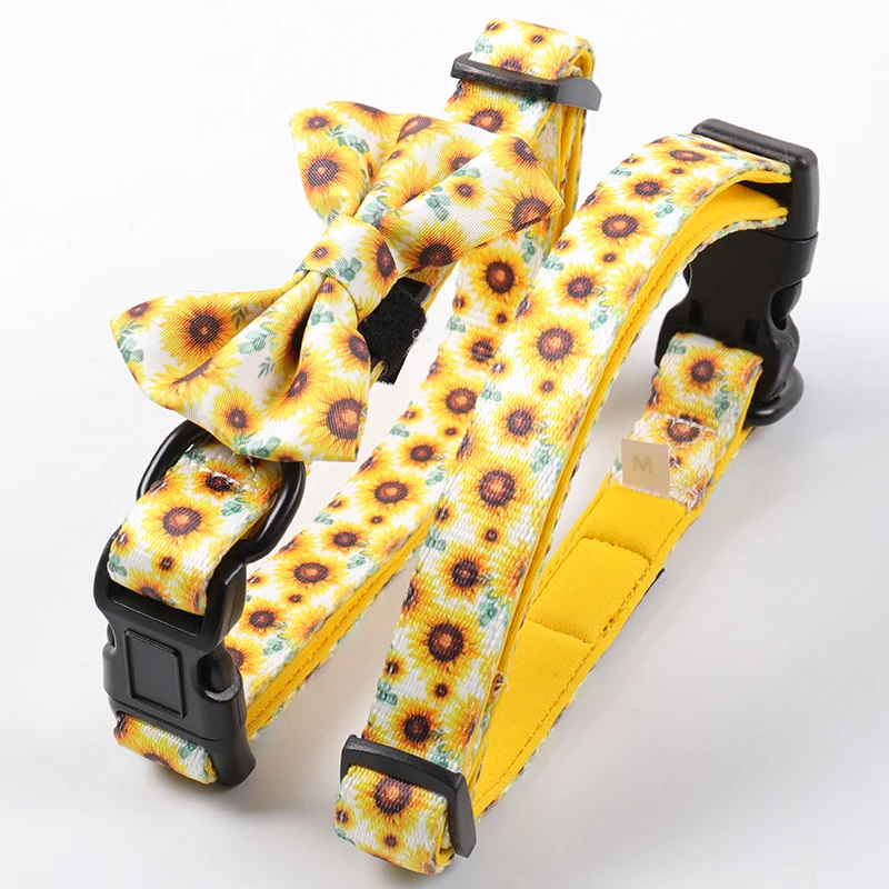 Wholesale Eco-Friendly Quick Release Buckles Dog Collar Adjustable Custom Print Luxury Pet Dog Collar