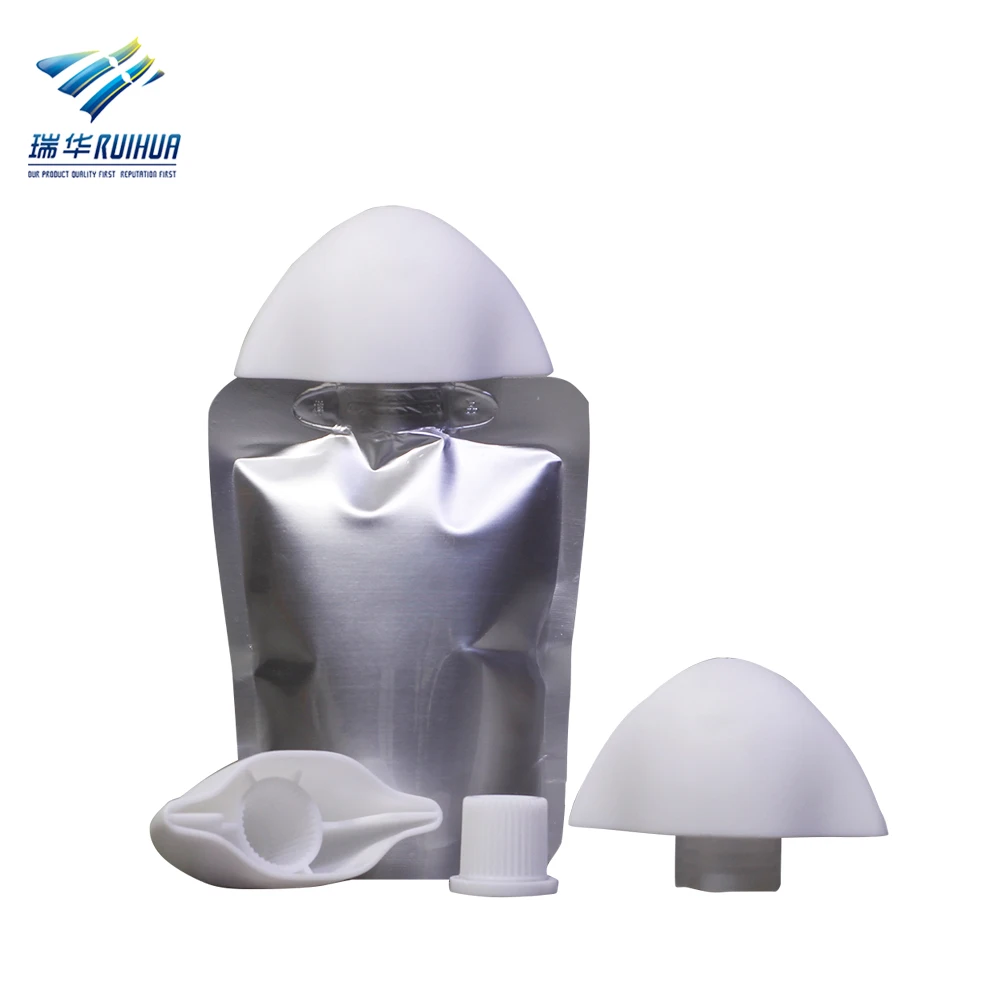 New design plastic stand up pouch spout cap