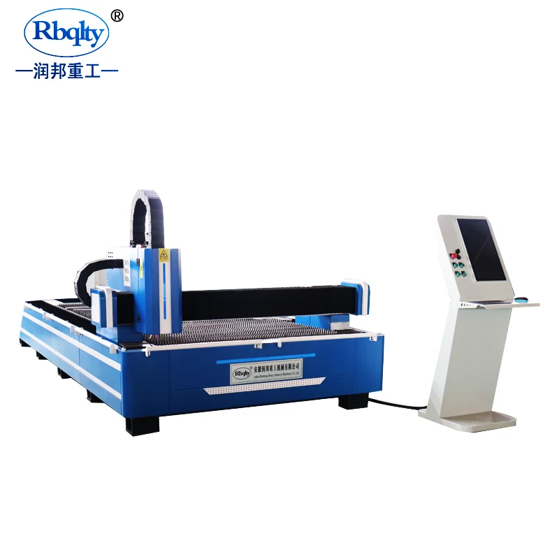 Rbqlty hot selling one-type fiber laser cutting machine for metal sheet with China factory sales