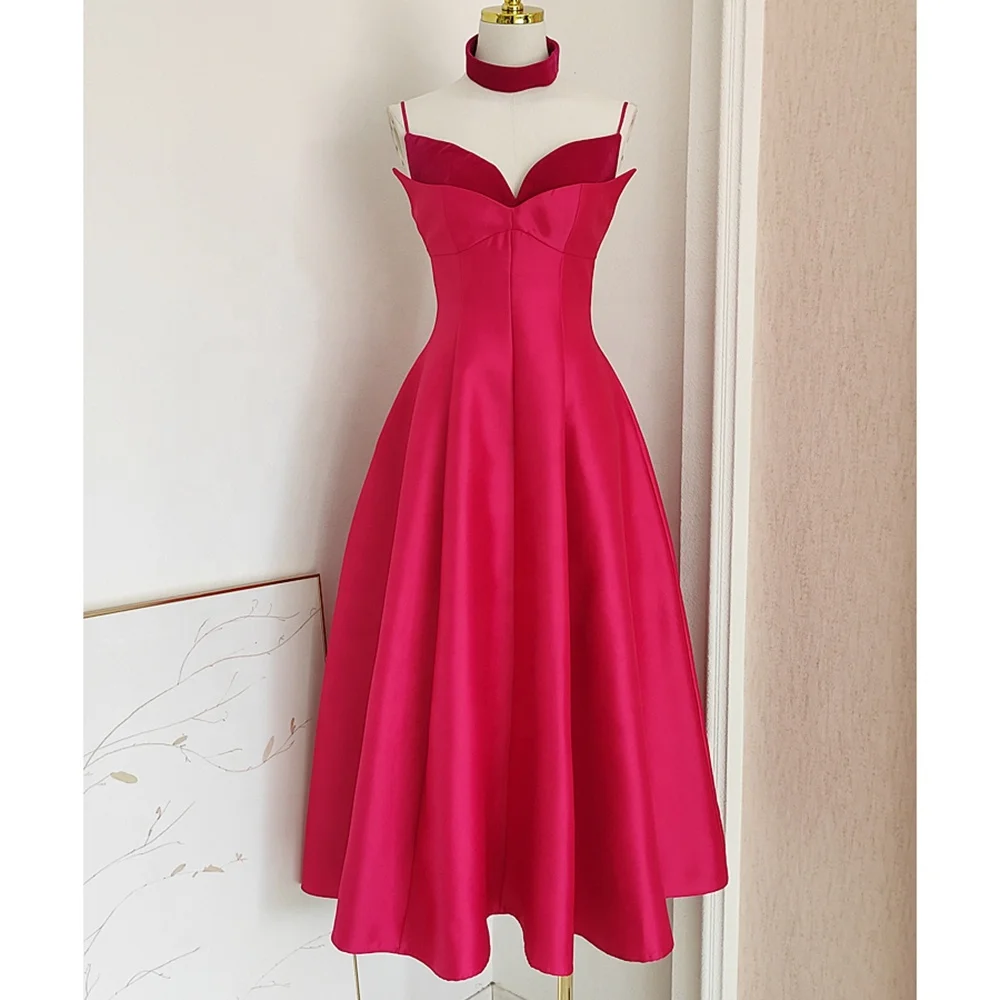 2024 Elegant Summer New Style Charm Sexy Open Back Waist V-Neck Strap Banquet Party Dress