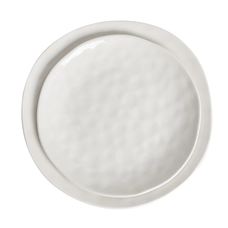 Tableware Luxury Hosen28 White Ceramic Bowl And Plate Set, Les Assiettes En Porcelaine