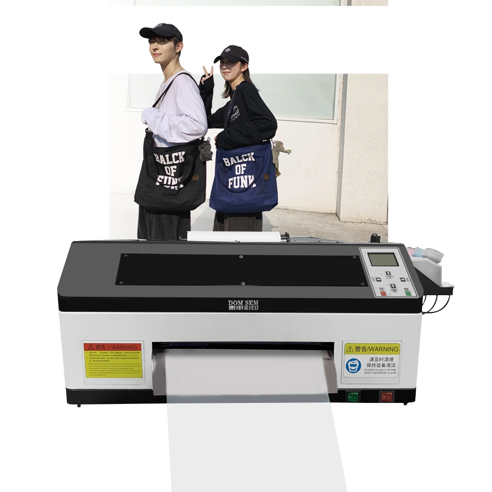 Domsem A3 dtf printer for t-shirt tshirt direct to film printer t shirt printing machine 30cm width dtf printer film