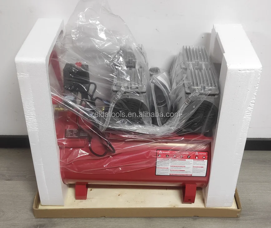 Factory cheap price portable oil free silent air compressor ZD6002-50L for sale