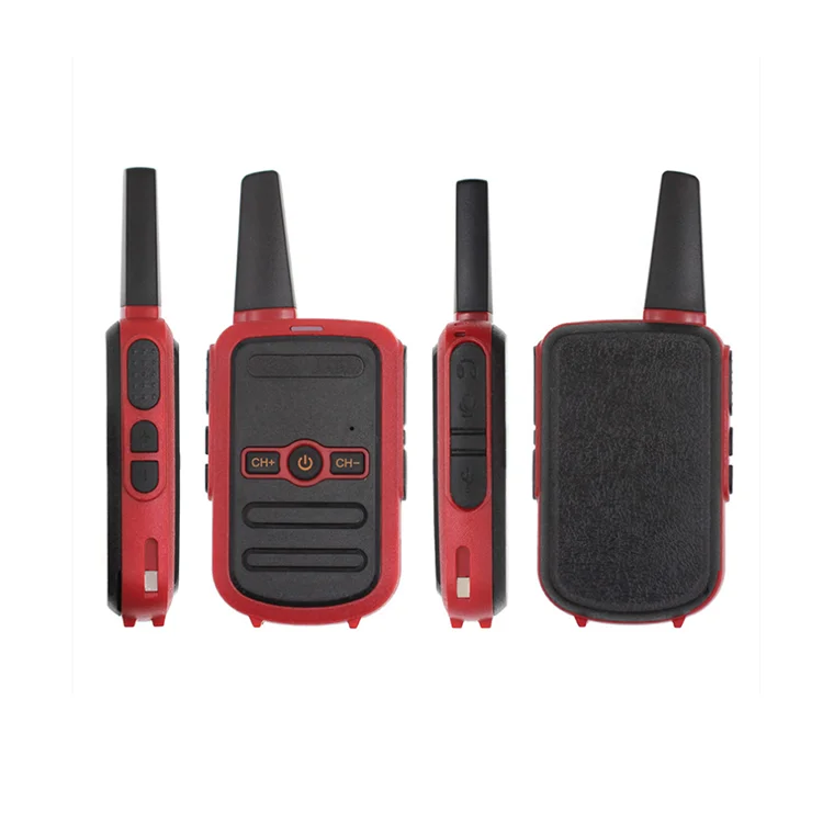 Radio Set Kids Toys Gift Walkie Talkie for Children Hot Sale Rechargeable Long Range Two Way Handheld 2W 400-470mhz 128 Channels