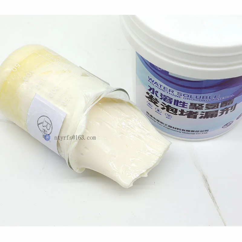 Yu Ru Waterstop Polyurethane OPU Injection Resin Non Shrink Grout Water Proofing For Concrete Roof