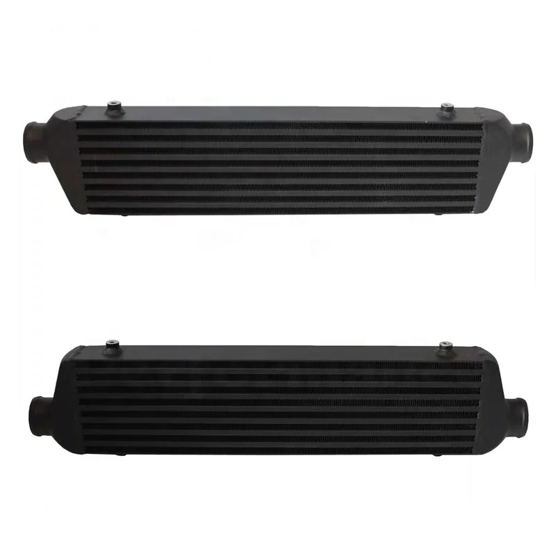 INTERCOOLER 400hp Size 550x230x65mm Universal Tuning Polished Intercooler 2.25/2.5 inch Black/Silver in Stock