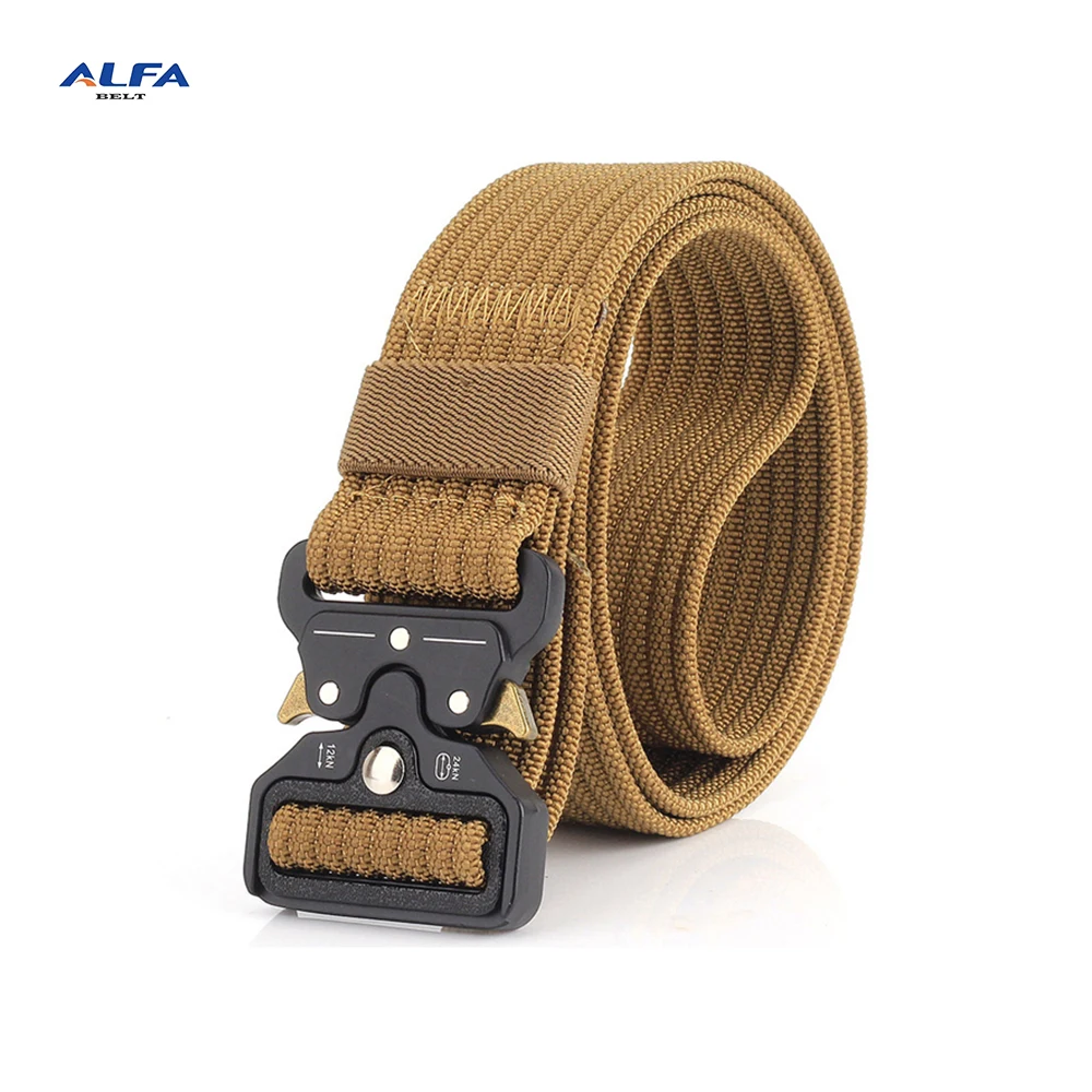 Alfa Quick Release Buckle Duty Belt Outdoor Heavy Duty Survival Belt