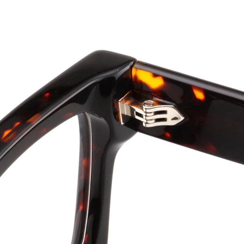 Customized Logo Fashion Optical Glasses Frame Men Wholesale Handmade Eyewear Retro High Quality Acetate Eyeglass Frame