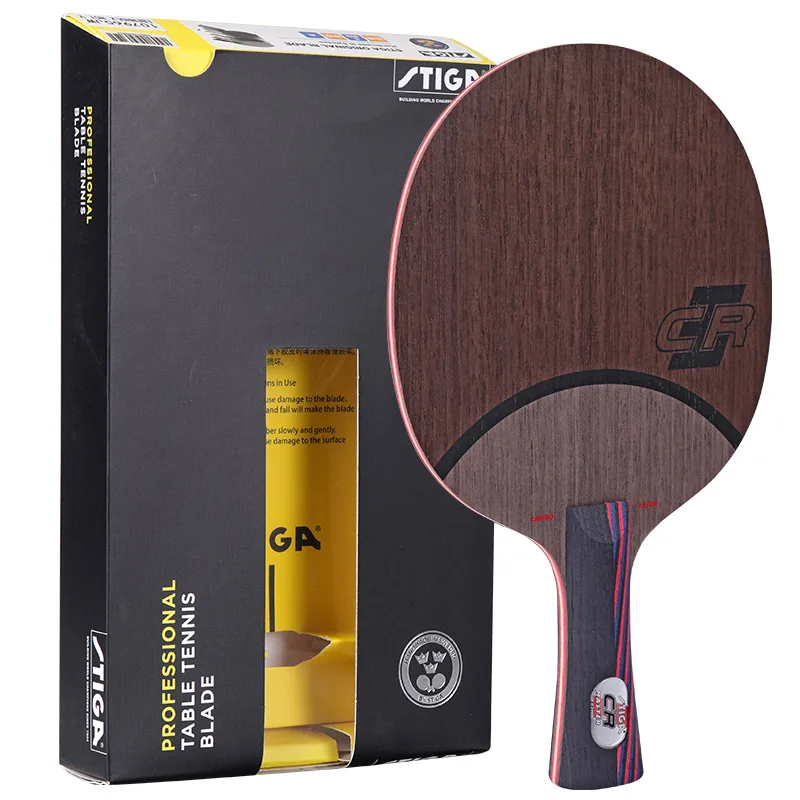 Stika Red and Black Carbon King 7.6CR Table Tennis Racket Plate Professional Straight and Horizontal board bat