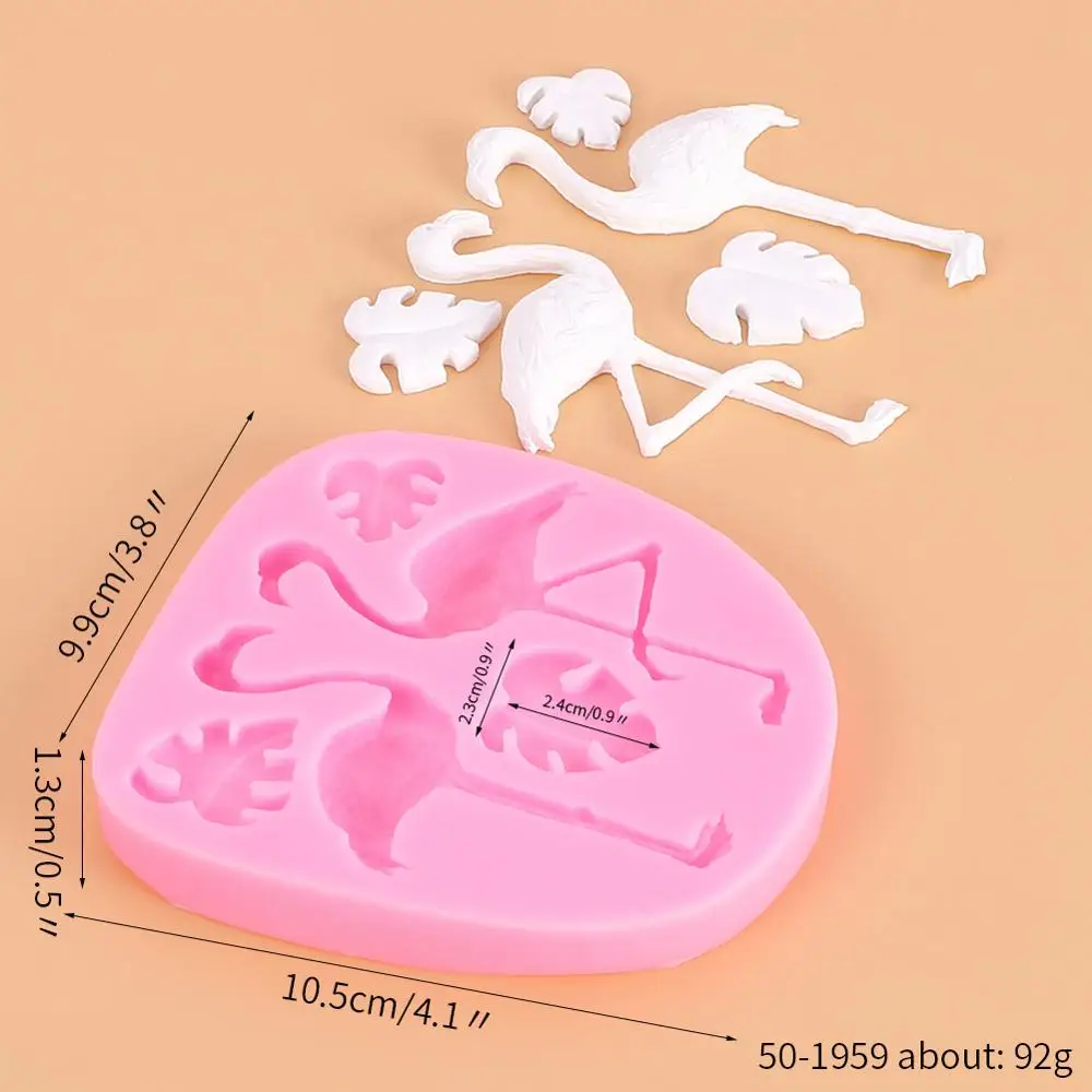 Flamingo Silicone Mold Animal Leaves Cake Decorating Tools Fondant Chocolate Candy Sugarcraft Baking Tools Soap Mould