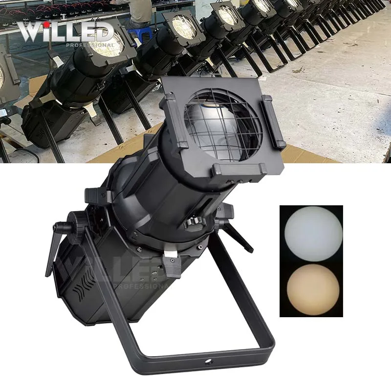 WILLED Stage sport it theater lights  200w fresnel lens cob dmx matrix Led leko Profile spotlights
