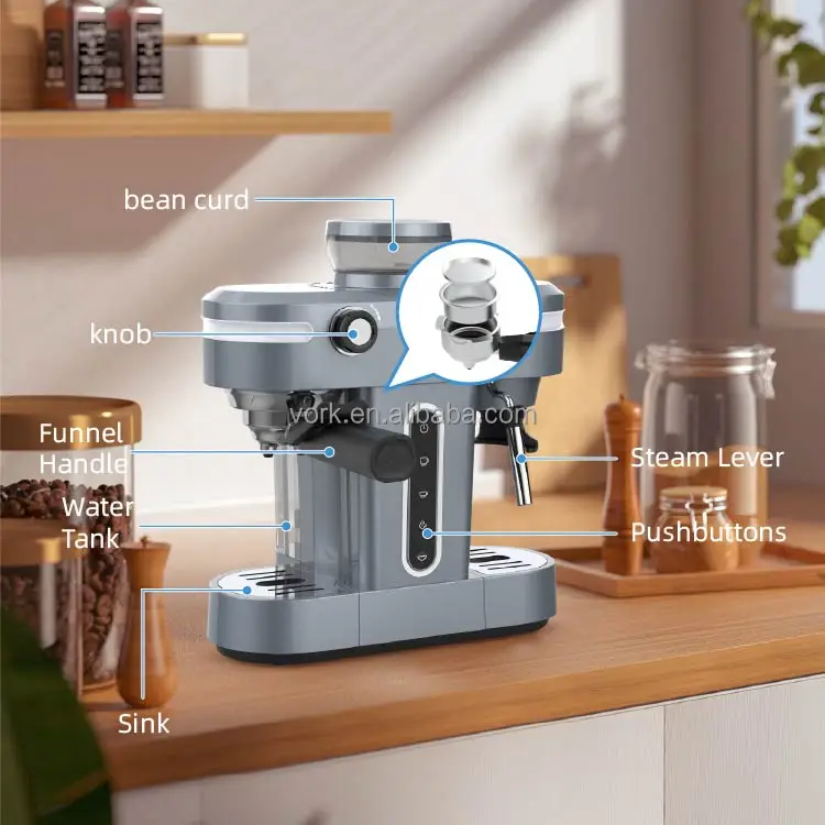 Small Kitchen Appliances Coffee Roaster Espresso Coffee Machines Coffe Machine Expresso Machine Home Appliances Coffee Grinder