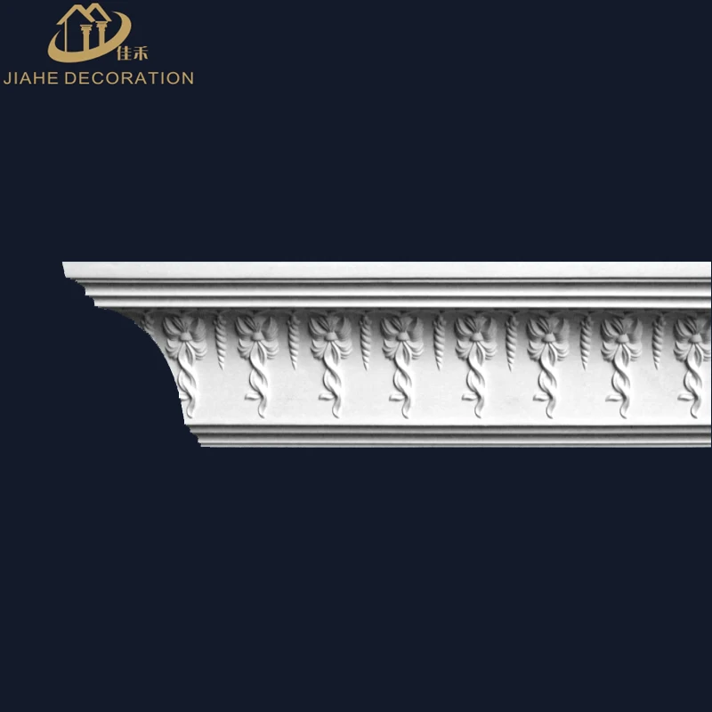 
Drop floral design PU foam crown cornice moulding nearby GuangZhou factory 