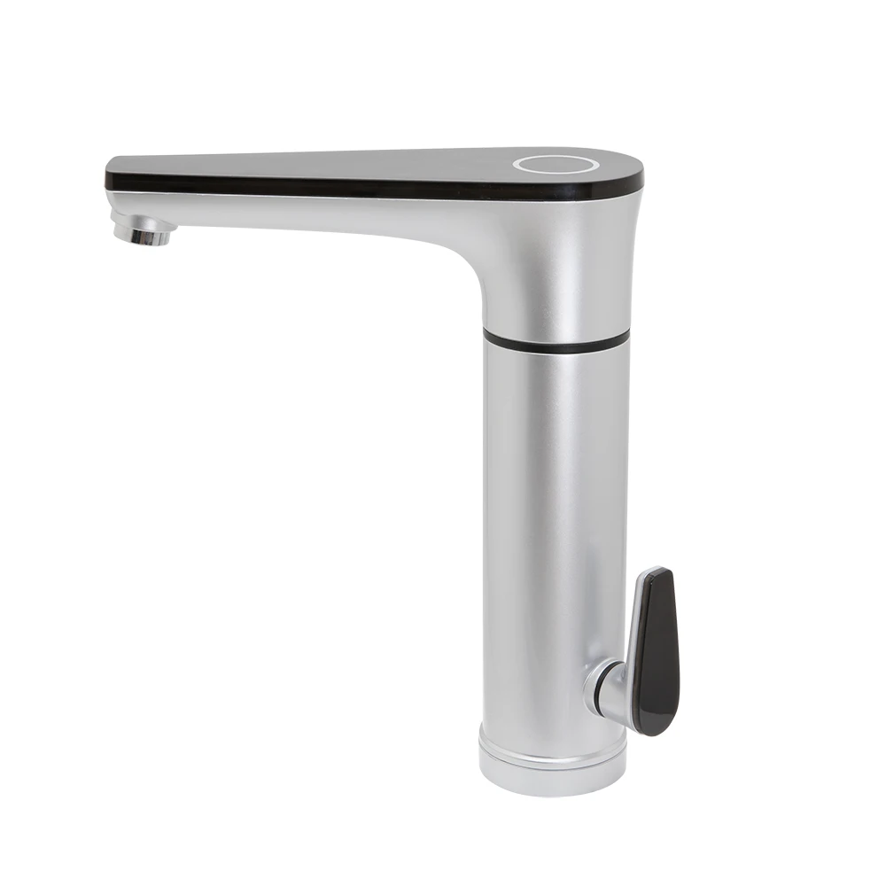 JNOD Rotary Spout LED Display Electric Water Heater Tap Kitchen Bathroom Instant Electric Heating Faucet